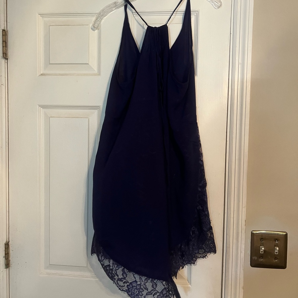 Free People Intimately Eyelashes Lace Trim Slip Dress